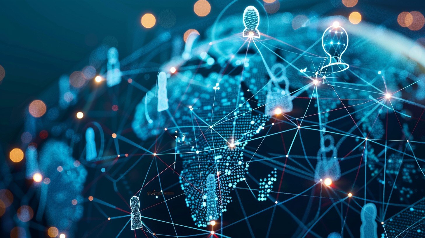 Background internet futuristik